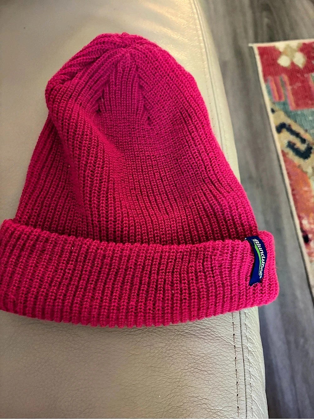 Blundstone Rib Knit Beanie in Pink Like New